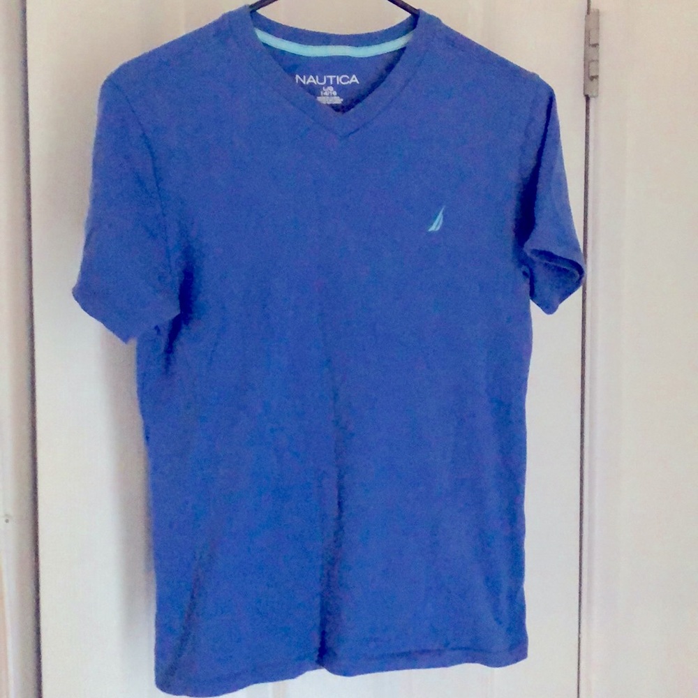 Nautica v-neck t-shirt Boys size 14/16 NWOT